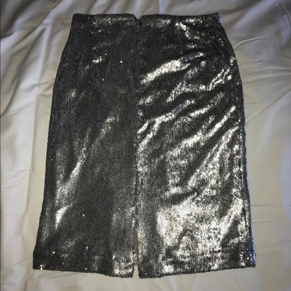 NWT White House Black Market Sequin Skirt - Picture 4 of 6